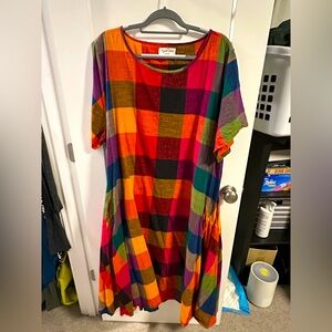 Rujuta Sheth October Flare Dress Multi-Chex XXL